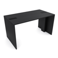 thumbnail image 1 of Counter Height 4 Person Sol-Mate Collaborative Table  | 3x5 All Laminate Face-To-Face Table With Double Power And Data Units| Asian Night White Cypress And Black, 1 of 9