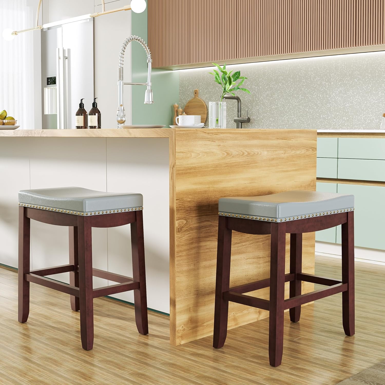 Counter Height Bar Stools 24 Inch Barstools for Kitchen Island