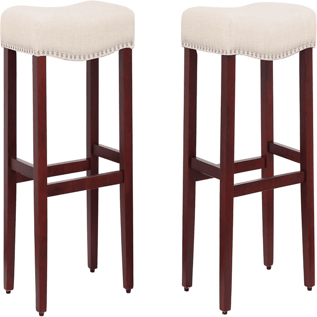 Counter Height Bar Stools for Kitchen Counter 24 Inch Modern Farmhouse