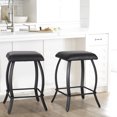 Counter Height Bar Stools for Kitchen Counter 26" Backless Modern