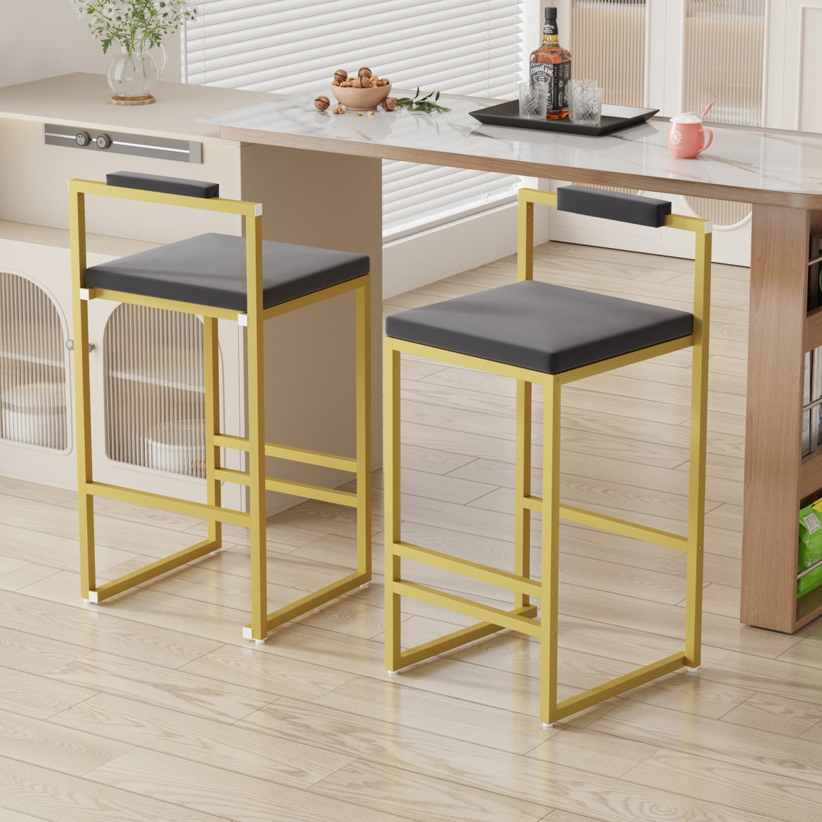 Counter Height Bar Stools Set of 2, 26