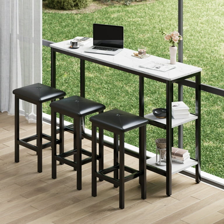 Walmart's High Style Counter Height Dining Table Set for Small