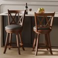 Counter Height Barstools 29" Seat Height Swivel Bar Stools with XBack