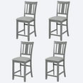 Counter Height Chairs Set Of 4, Comfy Kitchen Chairs With Ergonomic