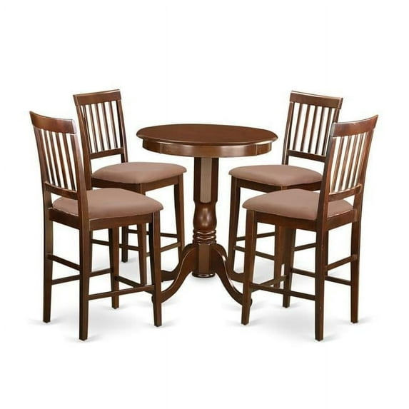 Counter Height Table & 4 Kitchen Dining Chairs, Eden