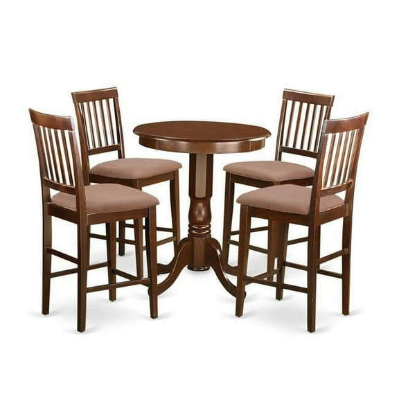 Counter Height Table & 4 Kitchen Dining Chairs, Eden