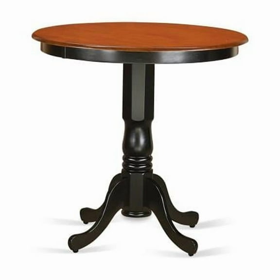 Counter Height Table, Black & Cherry