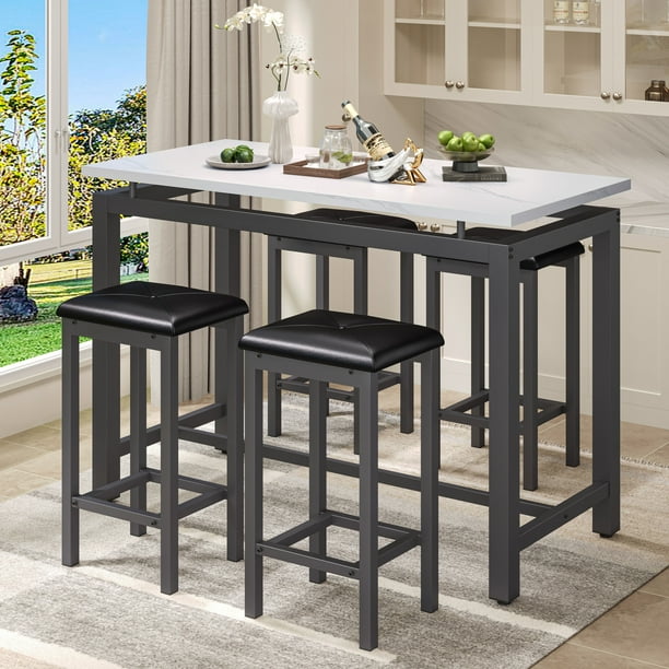 Counter Height Table Set of 5, Breakfast…