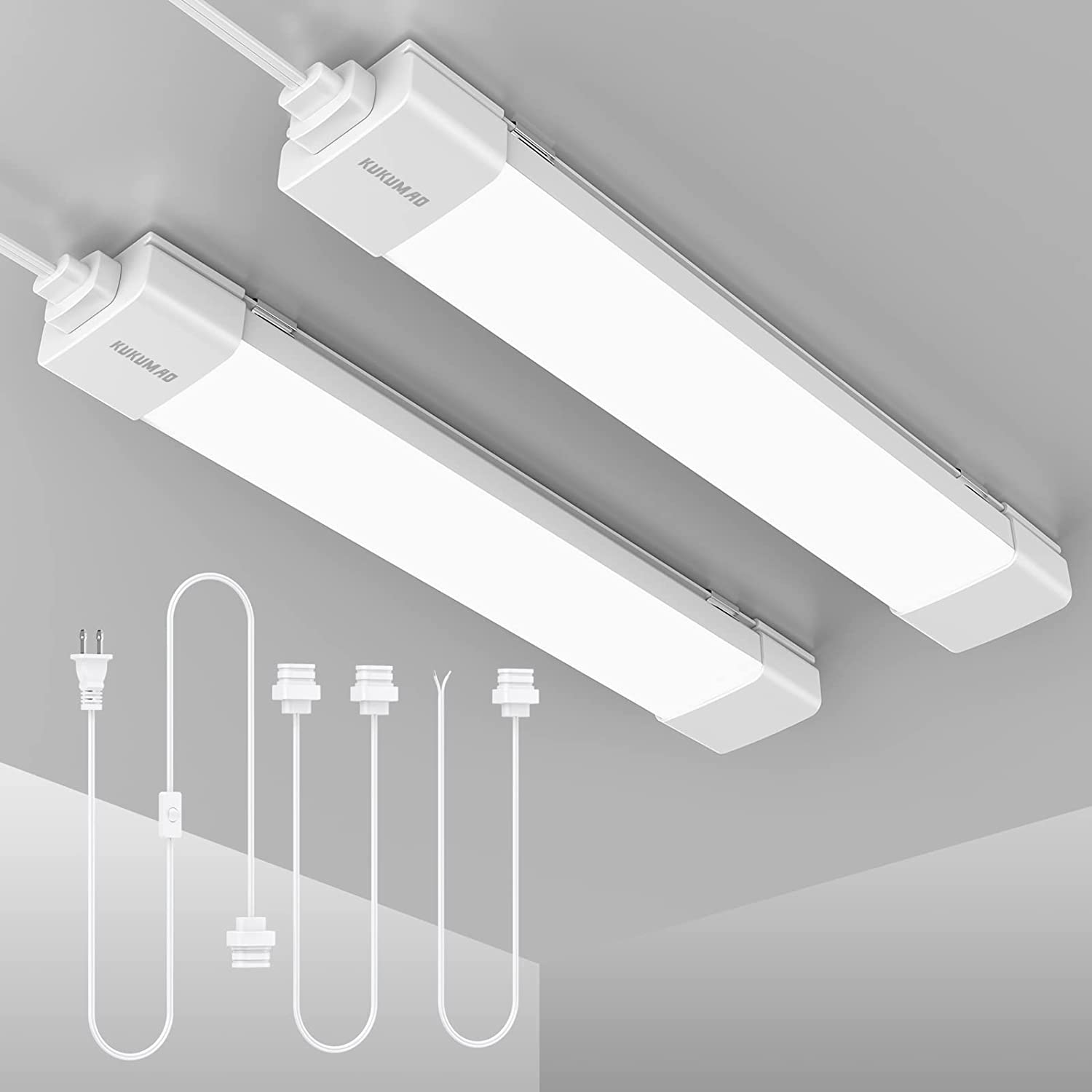 Under Counter Lights for Kitchen, Linkable LED Tube Light，17in 16W ...