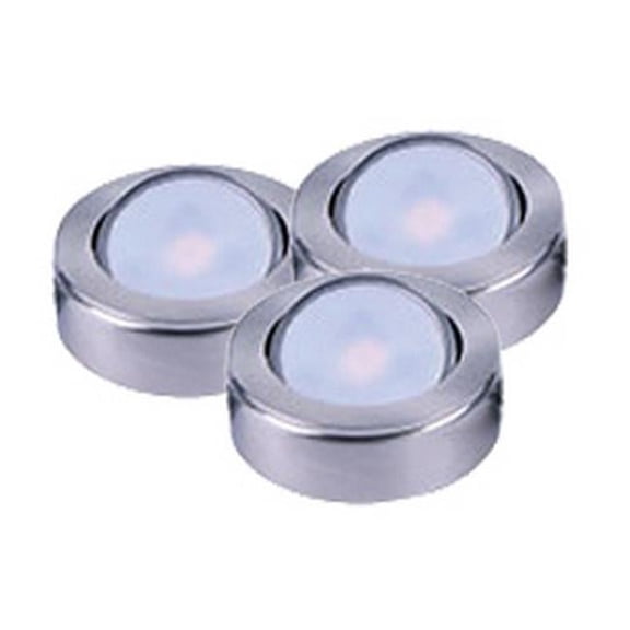 Counter Max MX-LD-AC LED Puck 2700K Light, Satin Nickel