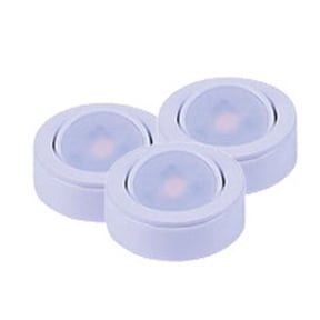 Counter Max MX-LD-AC LED Puck 2700K Light, White