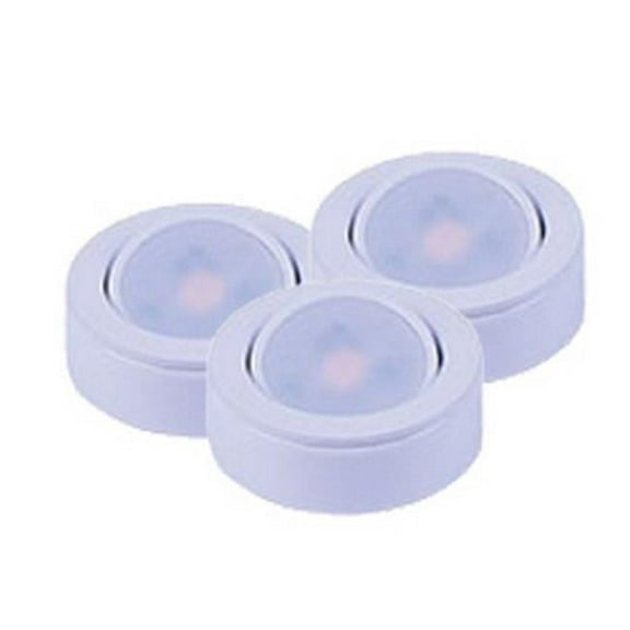 Counter Max MX-LD-AC LED Puck 3000K Light, White