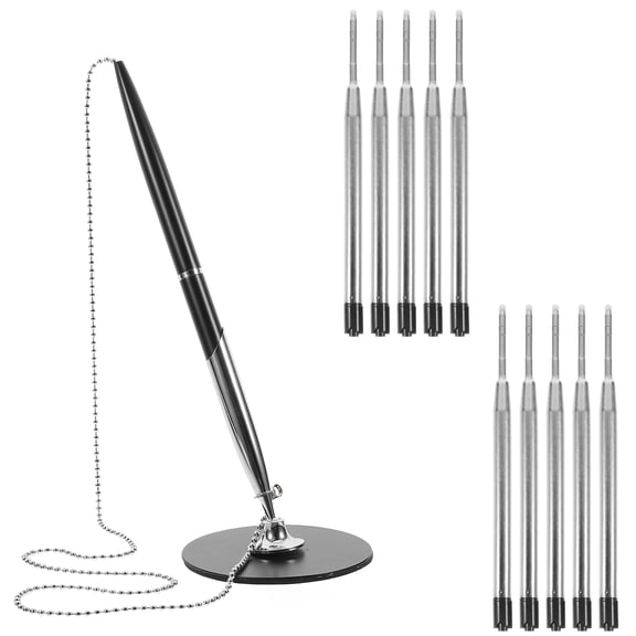 CIMAXIC Ergonomic Design Black Metal Signing Pen for Office Supplies and Business Occasions 8.22.80.4in