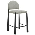 thumbnail image 1 of Counter Stool Chair, Brown, Fabric, Metal, Bar Pub Cafe Bistro Dining Kitchen Hospitality Restaurant, Modern Contemporary, HB37836, 1 of 10