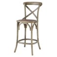 thumbnail image 1 of Counter Stool Chair, Grey Gray, Wood, Bar Pub Cafe Bistro Dining Kitchen Hospitality Restaurant, Modern Contemporary HB33939, 1 of 11