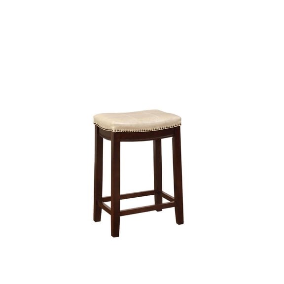 Counter Stools Kitchen Bar Stools Tall Barstool with Back Ladder Back Unfinished - 21"D x 18.25"W x 34.75"H