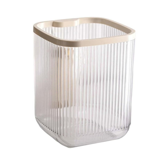 Counter Trash Cans Household Mini Wastebasket for Garden Bedroom Coffee Bar white