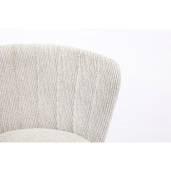 Counter height bar stools with 360° swivel and goldy footrest for kitchen island enhancing user comfort