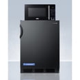 thumbnail image 1 of Counter height refrigerator-freezer and compact microwave in black with allocator and USB ports for 1-plug operation; ships in three boxes on one pallet, 1 of 5