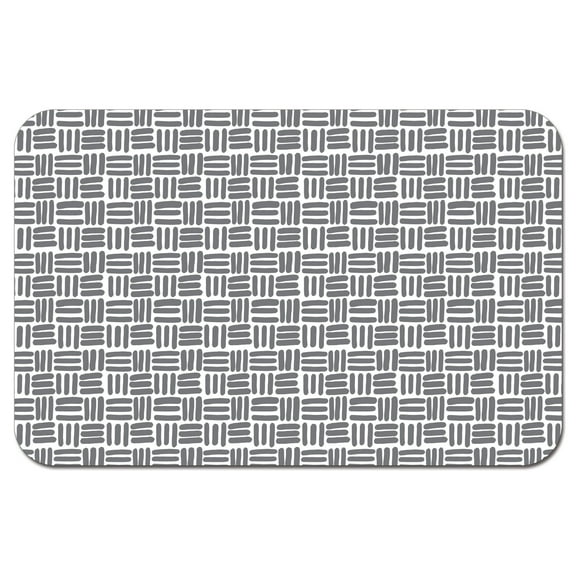 CounterArt "Basket Weave Print" Easy Care Waterproof Pet Feeding Mat