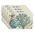 thumbnail image 1 of CounterArt "Beach Shells" 4-Pack Reversible Tabletop Placemats, 1 of 7