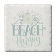 thumbnail image 1 of Thirstystone Beach Therapy Single Tumbled Tile Coaster Create Your Own Set, 1 of 7