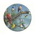 thumbnail image 1 of CounterArt Beautiful Songbirds Tempered Glass Lazy Susan Turntable, 1 of 3