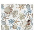 thumbnail image 1 of CounterArt "Beyond The Shore" 3mm Tempered Glass Cutting Board, 1 of 7