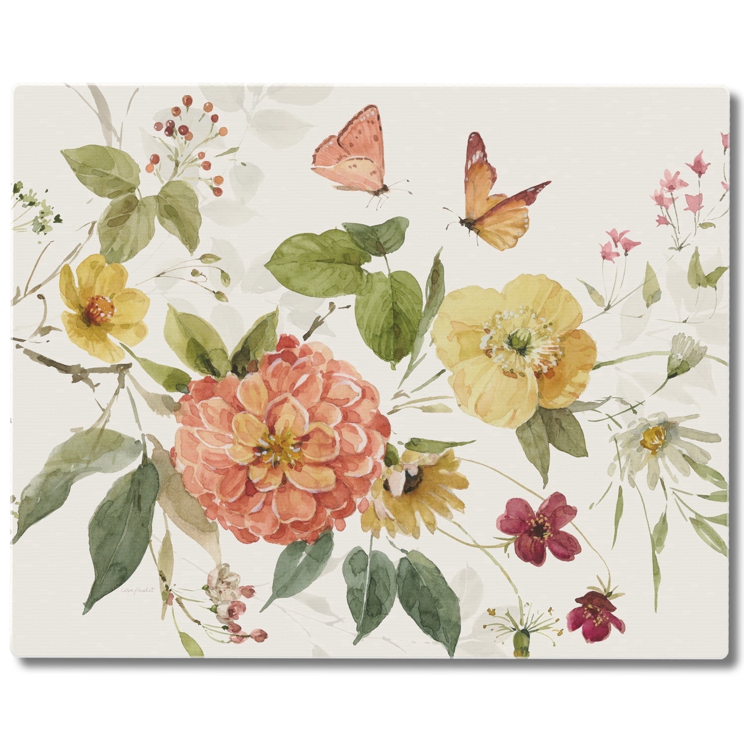 CounterArt Blessed by Nature 3mm Tempered Glass Cutting Board 15" by 12"