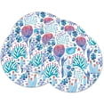 thumbnail image 1 of CounterArt Bright Lagoon Easy Care Flexible Plastic Table Place Mat, 4 Pack, 1 of 7