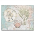 thumbnail image 1 of CounterArt "Caribbean Seas" 3mm Tempered Glass Cutting Board 10" by 8", 1 of 8
