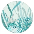 thumbnail image 1 of CounterArt Coral Life Tempered Glass Lazy Susan  13" Diameter, 1 of 6