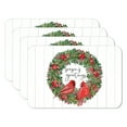 thumbnail image 1 of CounterArt "Country Christmas" 4-Pack Reversible Tabletop Placemats, 1 of 7