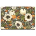 thumbnail image 1 of CounterArt "Farmhouse Fall Floral"  Decorative Kitchen Floor Mat, 1 of 7