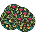 thumbnail image 1 of CounterArt Fiesta Plate 4- Pack Reversible Round Easy Care Placemats, 1 of 7