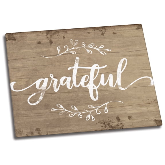 CounterArt Grateful 3mm Tempered Glass Cutting Board