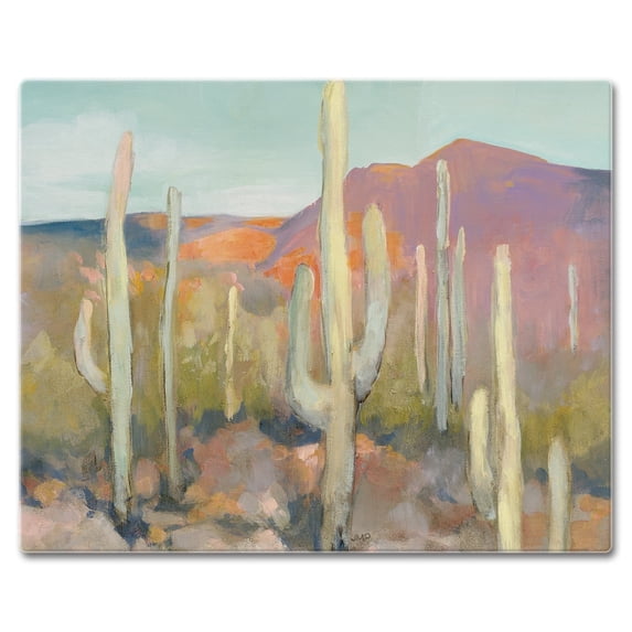 CounterArtHigh Desert Tempered Glass Cutting Board 15" by 12"
