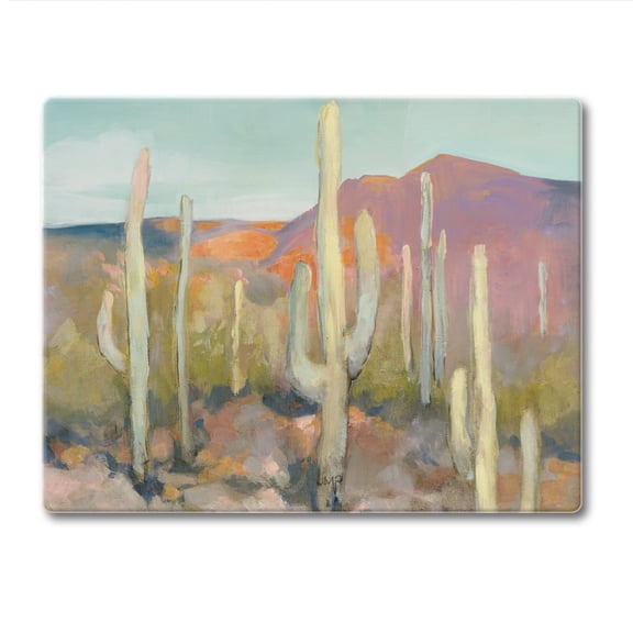 CounterArt High Desert Scene Tempered Glass Cutting Board