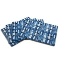 thumbnail image 1 of CounterArt "Indigo Blocks" Hardboard Tabletop Placemats 4-Pack, 1 of 7