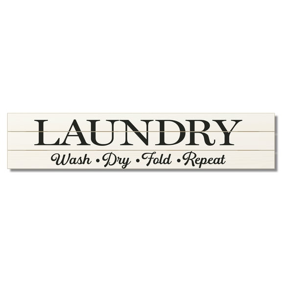 Highland Home "Laundry Rules" Pallet Wood Wall Sign