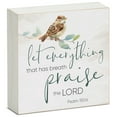 thumbnail image 1 of CounterArt "Let Everything" Artistic Freestanding Solid Wood Block Sign 3.75" Square, 1 of 5