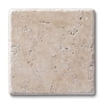 thumbnail image 1 of CounterArt Natural Travertine Absorbent Stone Coaster 4-Pack, 1 of 7