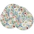 thumbnail image 1 of CounterArt Nature's Notebook Reversible Round Easy Care Flexible Placemat 4 Pack, 1 of 7