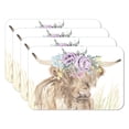 thumbnail image 1 of CounterArt "On The Range" 4-Pack Reversible Plastic Tabletop Placemats, 1 of 7