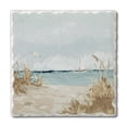 thumbnail image 1 of Thirstystone Peek Of The Beach Tumbled Tile Stone Coaster Create Your Own Set, 1 of 8