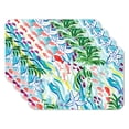 thumbnail image 1 of CounterArt Poinsettia Garden 4-Pack Reversible Plastic Tabletop Placemats, 1 of 7