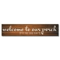 thumbnail image 1 of CounterArt "Porch Welcome" Pallet Wood Welcome Sign, 1 of 7