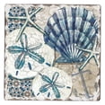 thumbnail image 1 of Thirstystone Sea Shells Single Tumbled Tile Coaster Create Your Own Set, 1 of 7