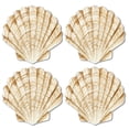 thumbnail image 1 of CounterArt Shell Shaped Reversible Easy Care Flexible Tabletop Placemat 4 Pack, 1 of 8