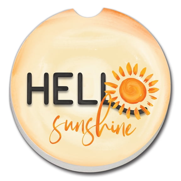 Thirstystone "Sunshine" Single Absorbent Stone Car Coaster